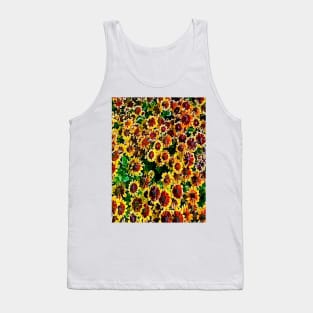 Gaillardia natural pattern Tank Top